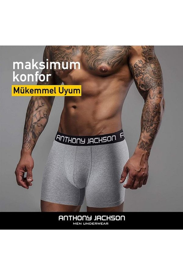 Likralı 6'lı Kutu Premium Erkek Boxer Eddy - Görsel 32