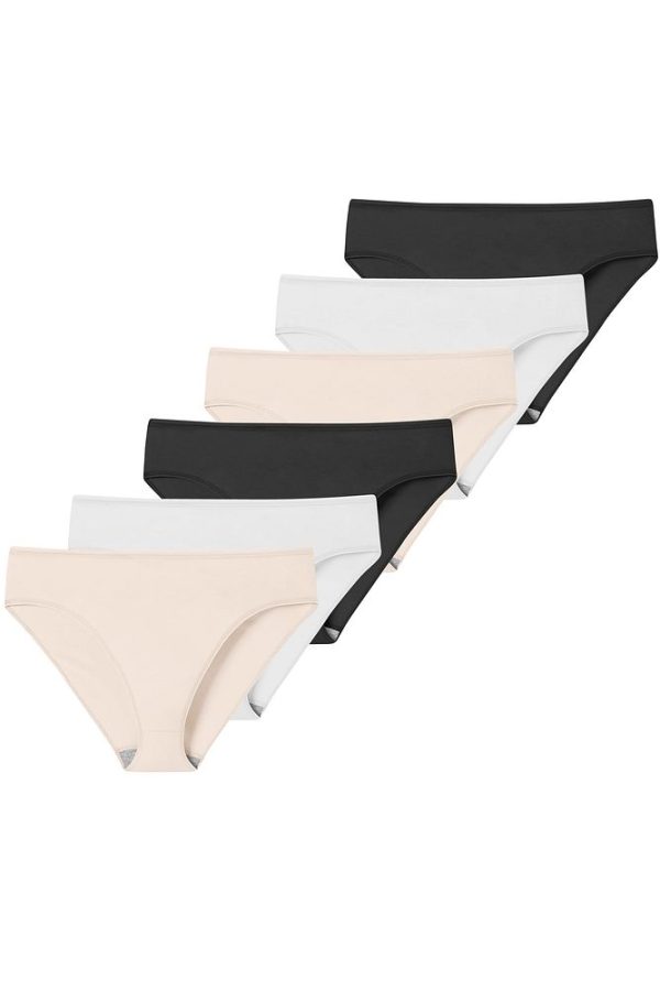 Likralı 6'lı Kutu Premium Slip Külot Laura G-006 H - Görsel 8