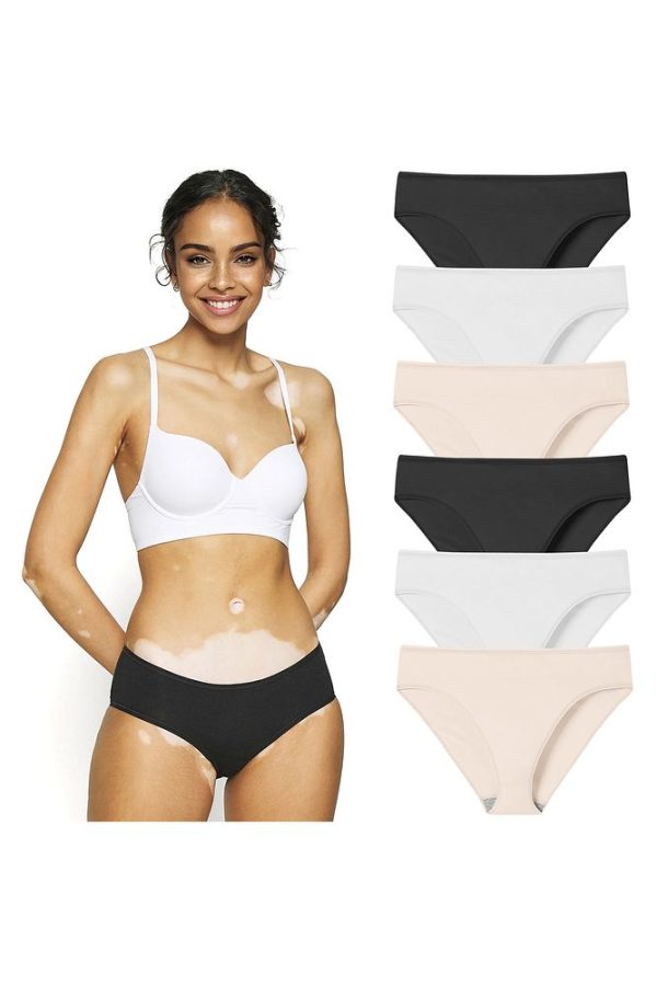 Likralı 6'lı Kutu Premium Slip Külot Laura G-006 H - Görsel 9