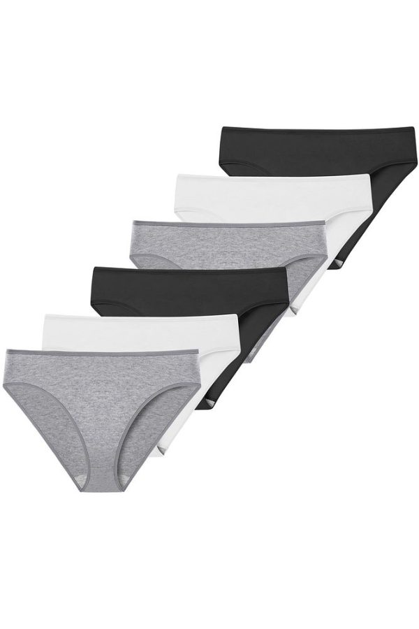 Likralı 6'lı Kutu Premium Slip Külot Laura G-006 H - Görsel 38