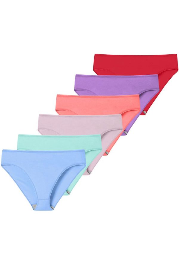 Likralı 6'lı Kutu Premium Slip Külot Laura G-006 H - Görsel 46