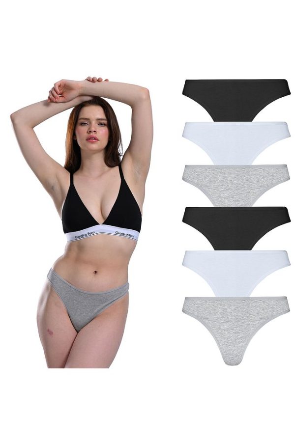 Likralı 6'lı Kutu Premium Günlük Kullanıma Uygun Tanga Külot Maya G-005 F - Görsel 36