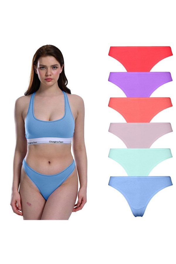 Likralı 6'lı Kutu Premium Günlük Kullanıma Uygun Tanga Külot Maya G-005 F - Görsel 44