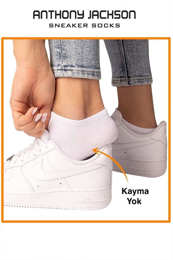 10'lu Kutu Bambu Premium Dikişsiz Bay - Bayan Sneaker Çorap - Görsel 28