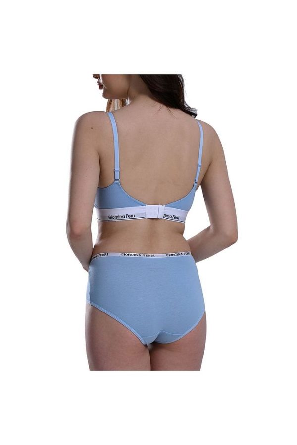 2’li Kutu Kadın Elastik Bantlı Günlük Kullanıma Uygun Vatkalı Spor Sütyen Bralet Sophie - Görsel 3