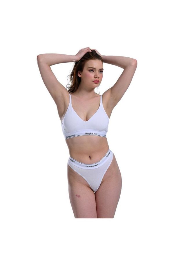 2’li Kutu Kadın Elastik Bantlı Günlük Kullanıma Uygun Vatkalı Spor Sütyen Bralet Sophie - Görsel 9