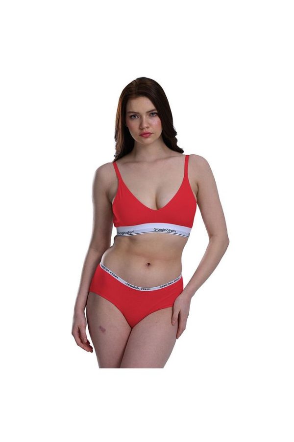 2’li Kutu Kadın Elastik Bantlı Günlük Kullanıma Uygun Vatkalı Spor Sütyen Bralet Sophie - Görsel 11