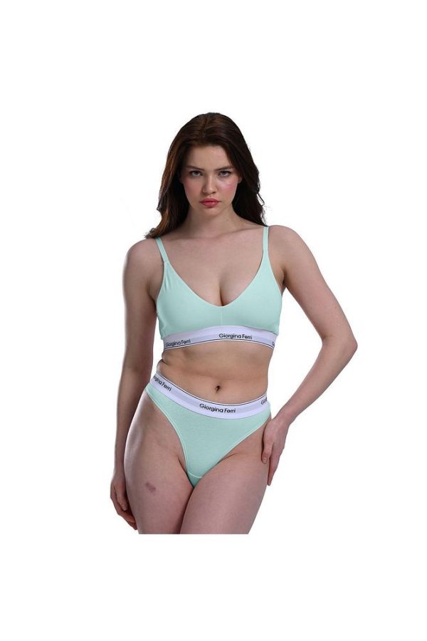 2’li Kutu Kadın Elastik Bantlı Günlük Kullanıma Uygun Vatkalı Spor Sütyen Bralet Sophie - Görsel 19