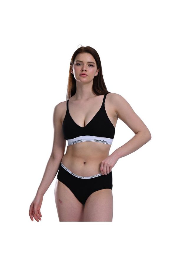 2’li Kutu Kadın Elastik Bantlı Günlük Kullanıma Uygun Vatkalı Spor Sütyen Bralet Sophie - Görsel 48