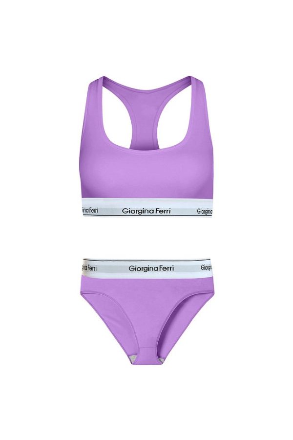 2’li Set Kadın Günlük Kullanıma Uygun Spor Bralet + Slip Külot Elsa - Görsel 2