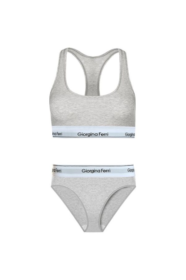 2’li Set Kadın Günlük Kullanıma Uygun Spor Bralet + Slip Külot Elsa - Görsel 4