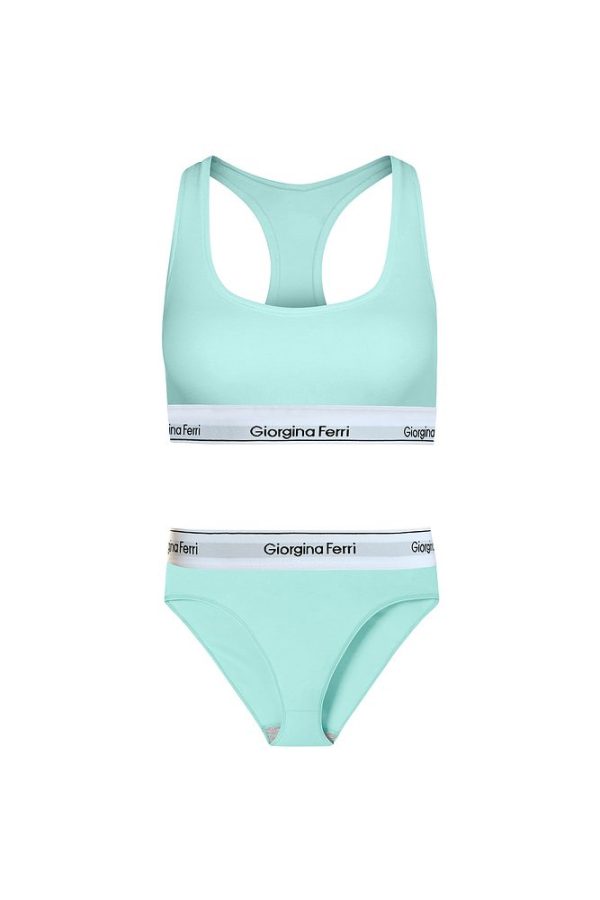 2’li Set Kadın Günlük Kullanıma Uygun Spor Bralet + Slip Külot Elsa - Görsel 8
