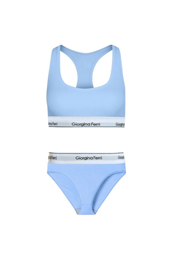 2’li Set Kadın Günlük Kullanıma Uygun Spor Bralet + Slip Külot Elsa - Görsel 9