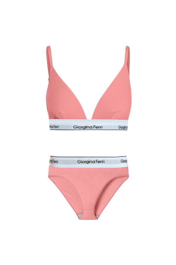 2’li Set Kadın Günlük Kullanıma Uygun Üçgen Bralet + Slip Külot Miranda - Görsel 3