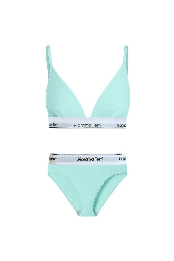 2’li Set Kadın Günlük Kullanıma Uygun Üçgen Bralet + Slip Külot Miranda - Görsel 4