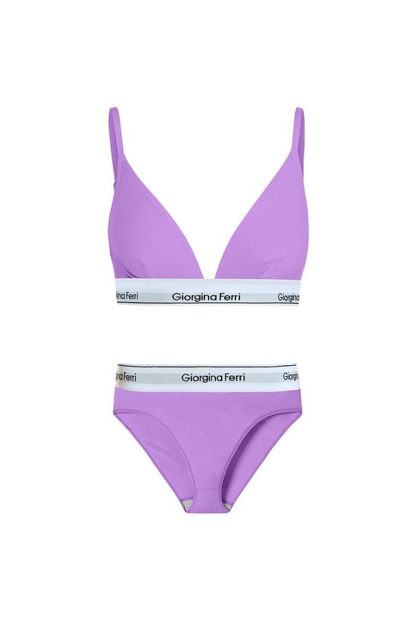 2’li Set Kadın Günlük Kullanıma Uygun Üçgen Bralet + Slip Külot Miranda - Görsel 6