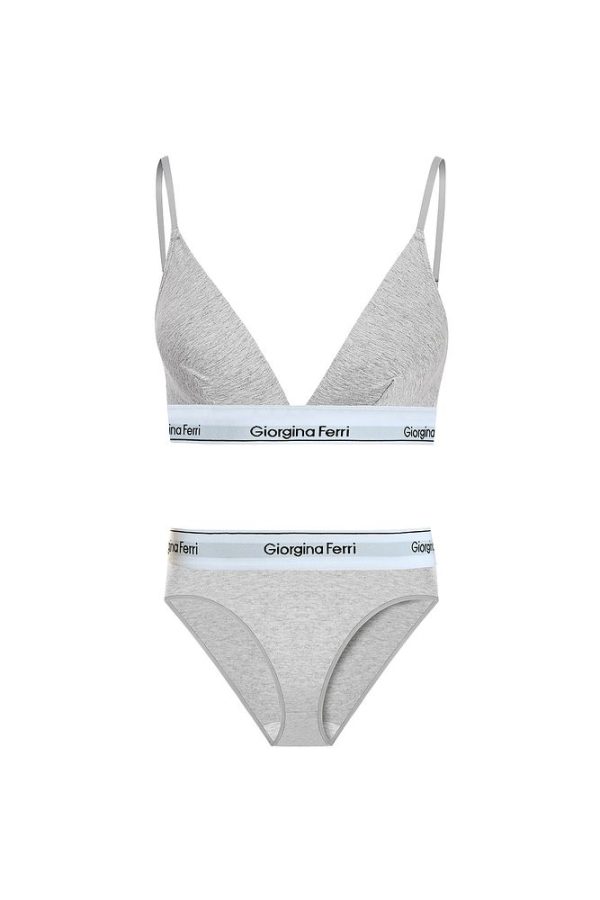 2’li Set Kadın Günlük Kullanıma Uygun Üçgen Bralet + Slip Külot Miranda - Görsel 7