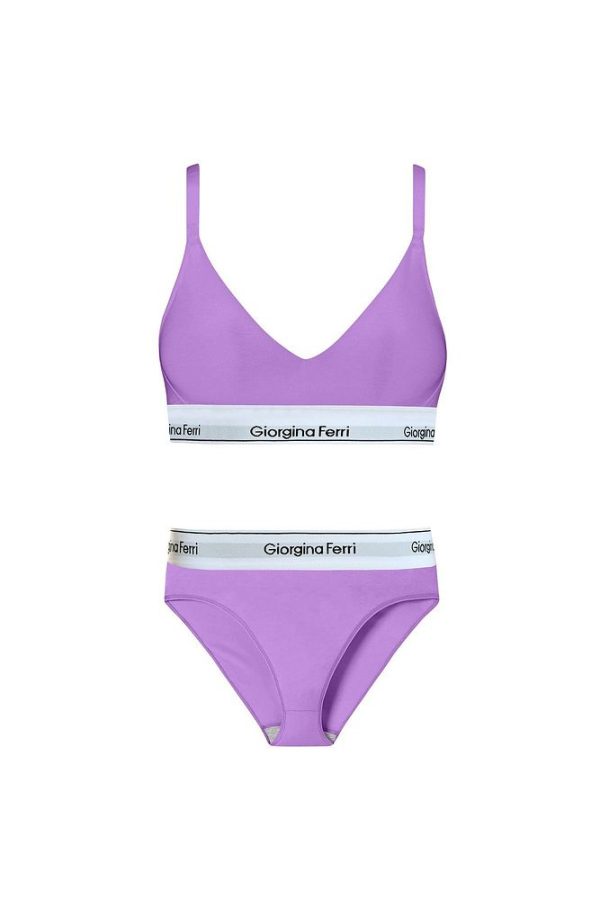 2’li Set Kadın Günlük Kullanıma Uygun Spor Sütyen+ Slip Külot SARA - Görsel 2