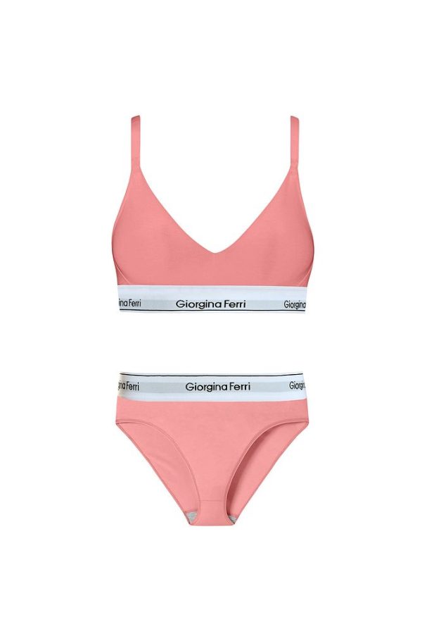 2’li Set Kadın Günlük Kullanıma Uygun Spor Sütyen+ Slip Külot SARA - Görsel 3