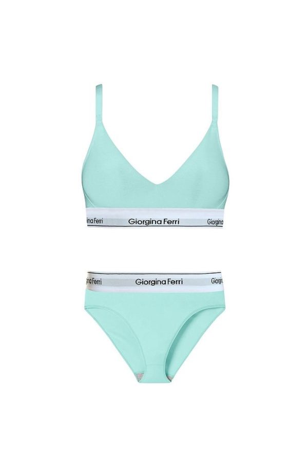 2’li Set Kadın Günlük Kullanıma Uygun Spor Sütyen+ Slip Külot SARA - Görsel 5