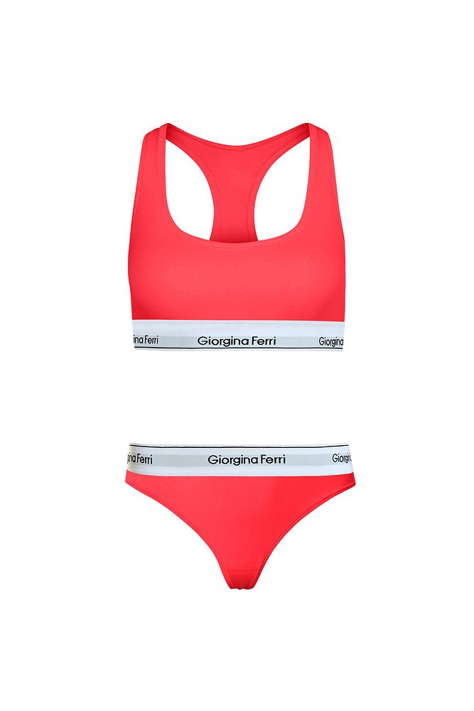 2’li Set Kadın Günlük Kullanıma Uygun Spor Bralet + Tanga Külot Bianca