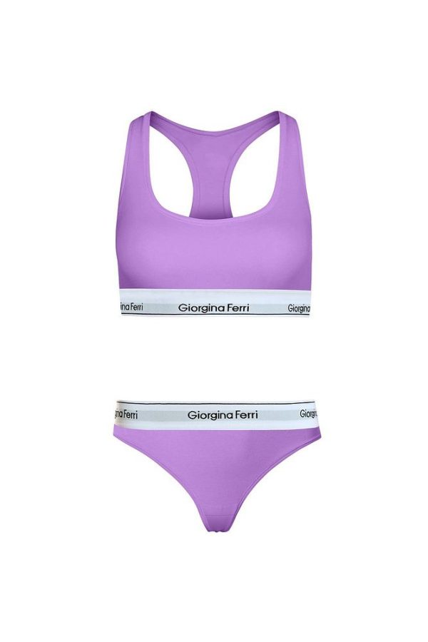 2’li Set Kadın Günlük Kullanıma Uygun Spor Bralet + Tanga Külot Bianca - Görsel 2
