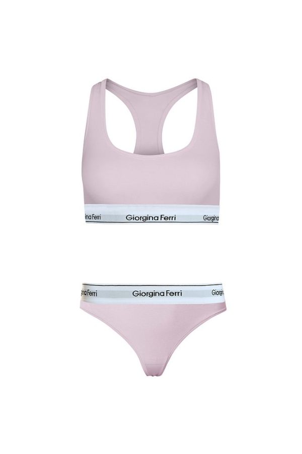 2’li Set Kadın Günlük Kullanıma Uygun Spor Bralet + Tanga Külot Bianca - Görsel 4