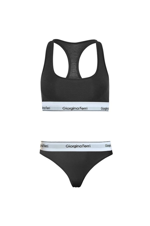 2’li Set Kadın Günlük Kullanıma Uygun Spor Bralet + Tanga Külot Bianca - Görsel 5
