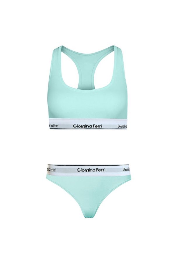 2’li Set Kadın Günlük Kullanıma Uygun Spor Bralet + Tanga Külot Bianca - Görsel 7