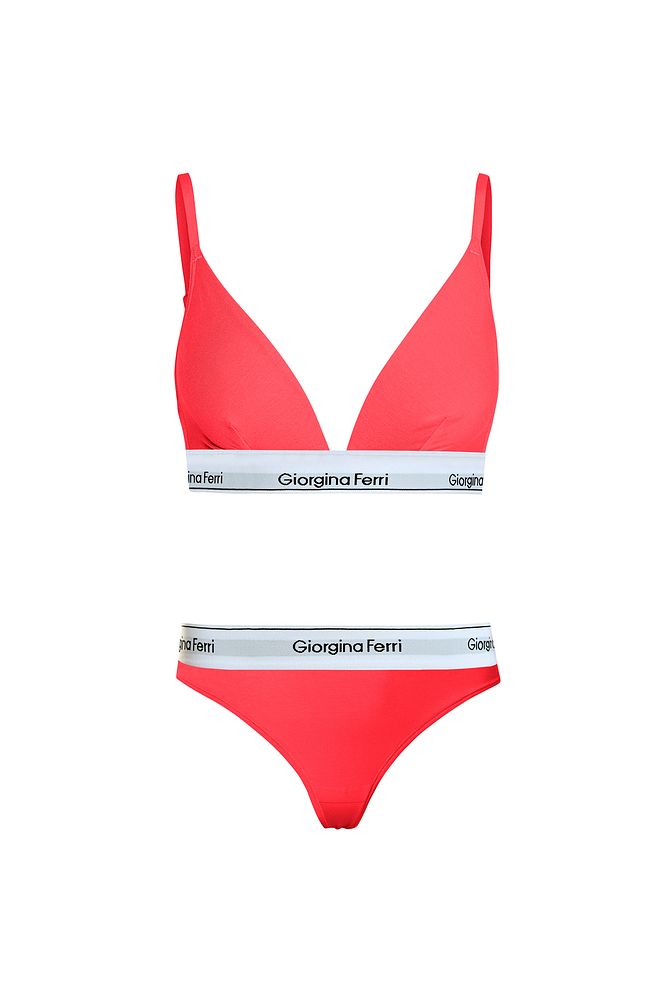 2’li Set Kadın Günlük Kullanıma Uygun Üçgen Bralet + Tanga Külot Barbara