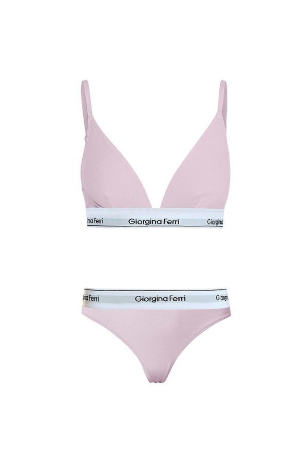 2’li Set Kadın Günlük Kullanıma Uygun Üçgen Bralet + Tanga Külot Barbara - Görsel 6
