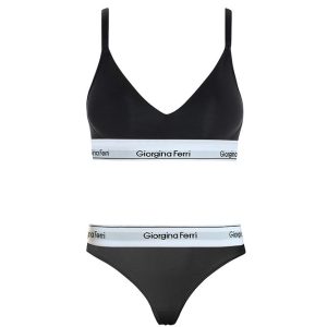 2’li Set Kadın Günlük Kullanıma Uygun Spor Sütyen+ Tanga Külot Kelly