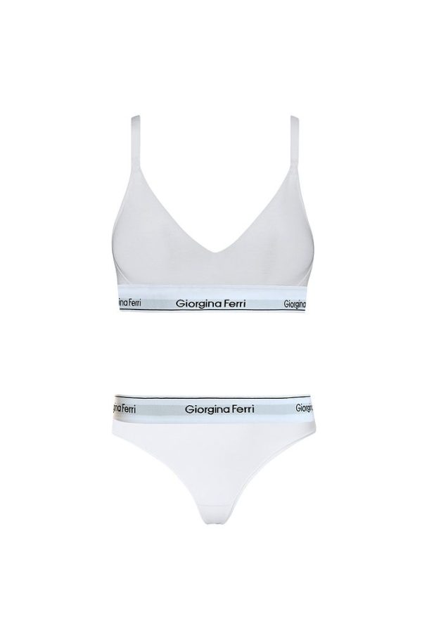 2’li Set Kadın Günlük Kullanıma Uygun Spor Sütyen+ Tanga Külot Kelly - Görsel 4