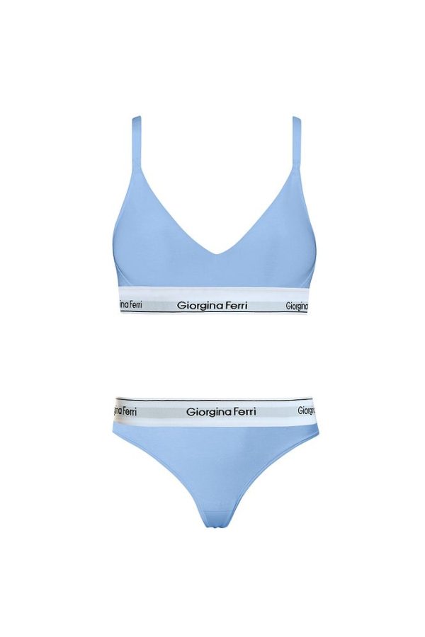 2’li Set Kadın Günlük Kullanıma Uygun Spor Sütyen+ Tanga Külot Kelly - Görsel 5