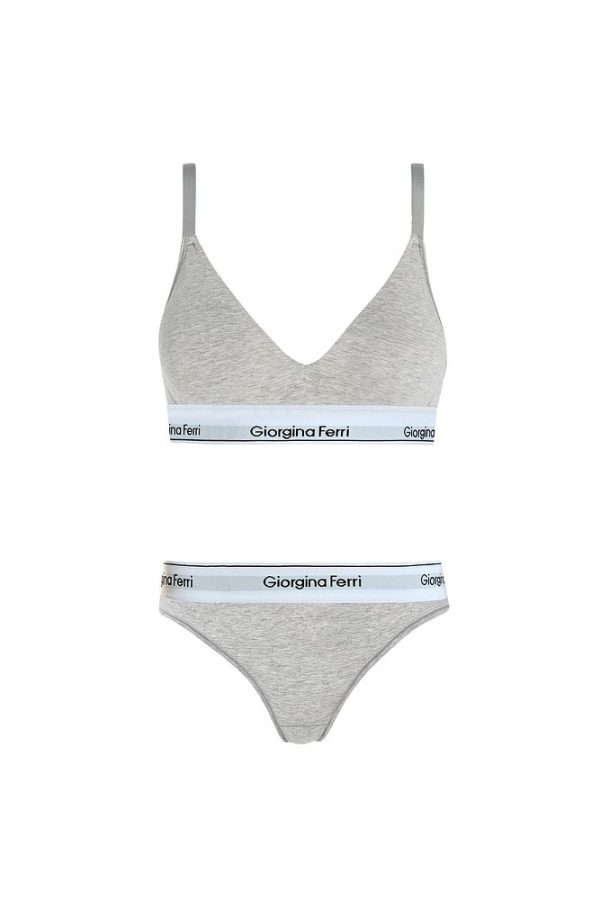 2’li Set Kadın Günlük Kullanıma Uygun Spor Sütyen+ Tanga Külot Kelly - Görsel 6