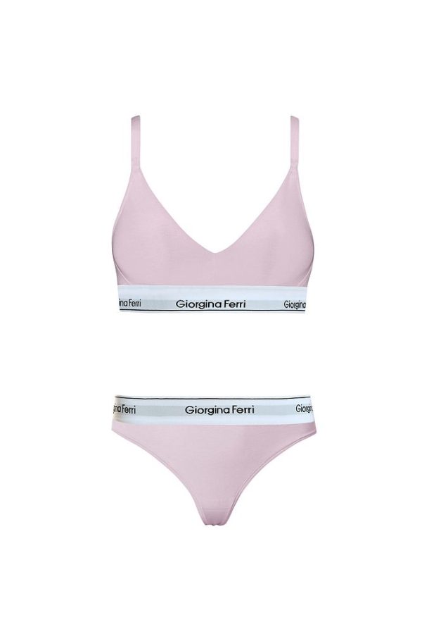 2’li Set Kadın Günlük Kullanıma Uygun Spor Sütyen+ Tanga Külot Kelly - Görsel 7