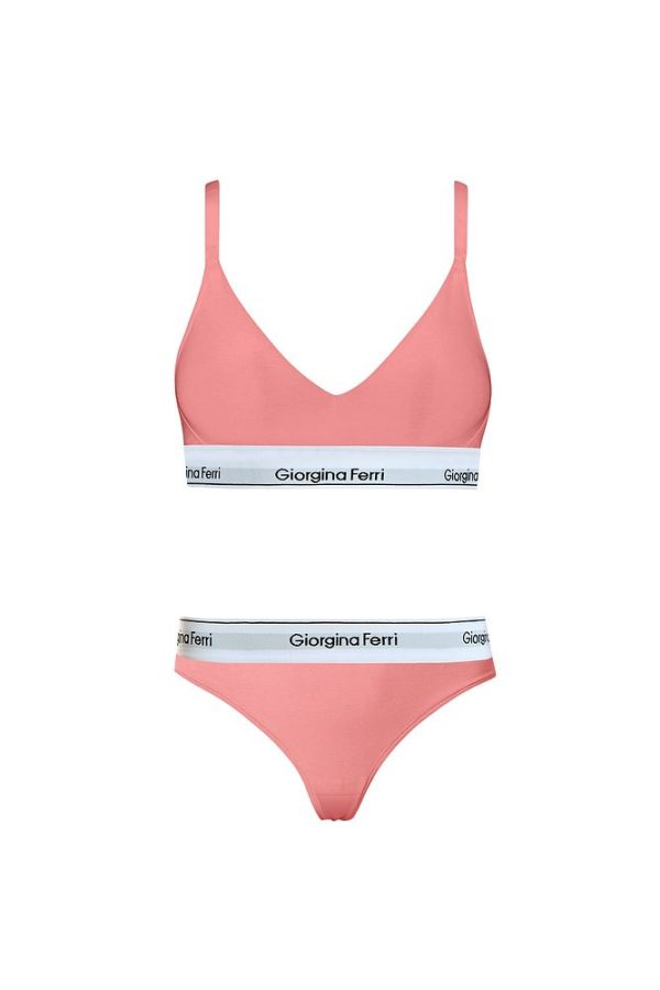 2’li Set Kadın Günlük Kullanıma Uygun Spor Sütyen+ Tanga Külot Kelly - Görsel 9