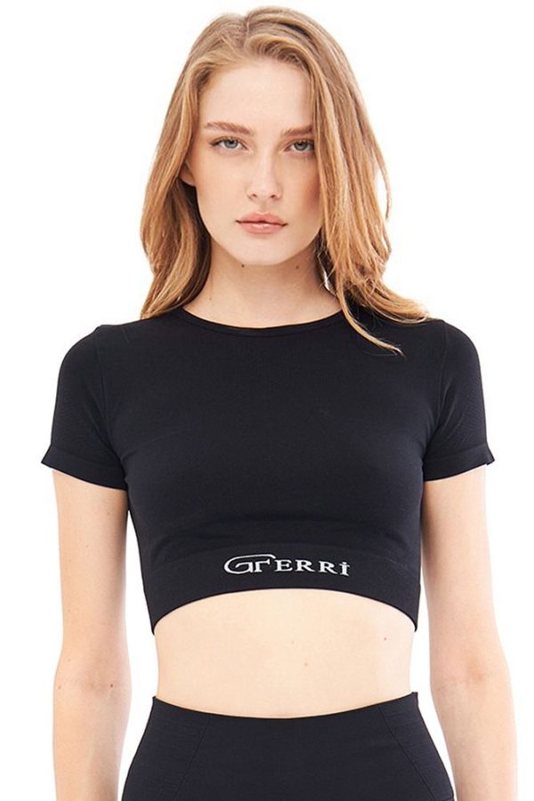 Yumuşak Dokulu, Esnek Yoga, Koşu, Spor ve Günlük Crop Top Mila