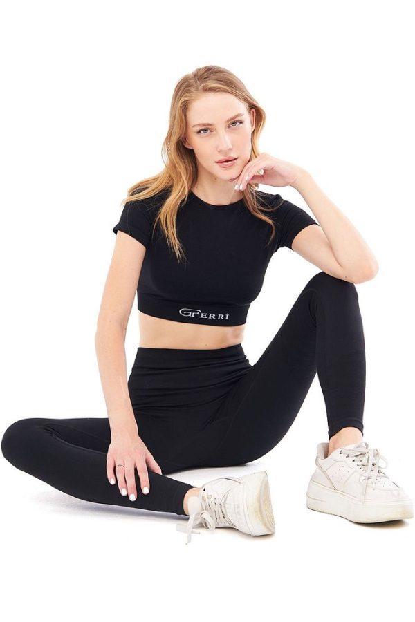 Yüksek Bel Esnek Ve Toparlayıcı Yoga Koşu Spor ve Günlük Tayt Stella - Görsel 13