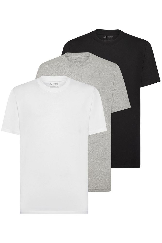 3'lü Kutu Premium Erkek T-Shirt Starlight