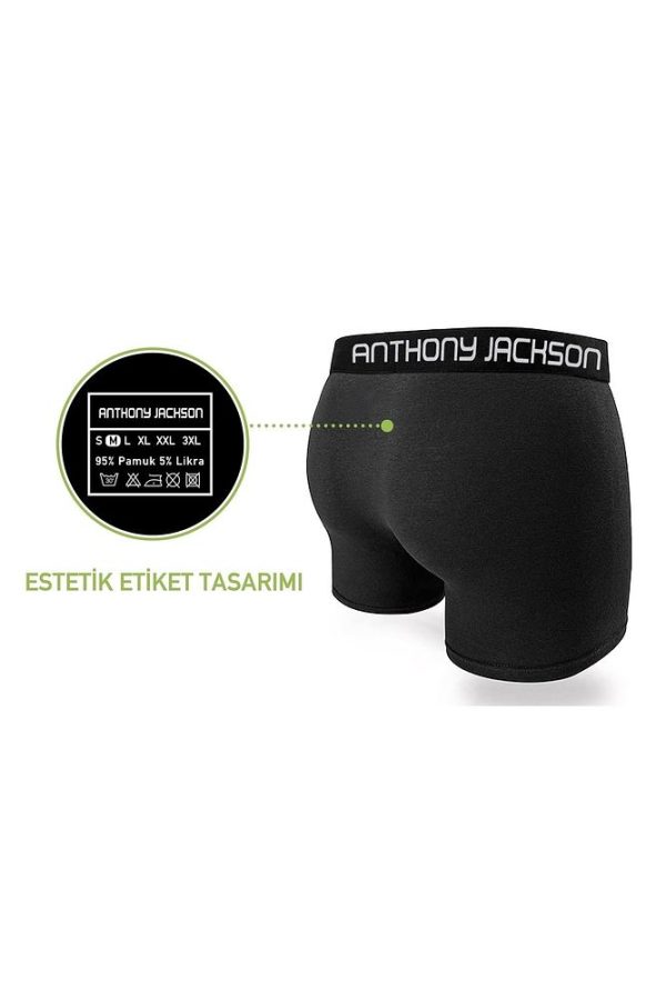 Likralı 6'lı Kutu Premium Erkek Boxer Eddy - Görsel 22