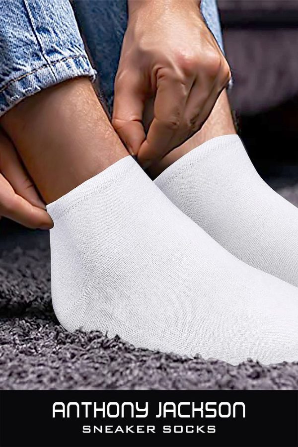 10'lu Kutu Bambu Premium Dikişsiz Bay - Bayan Sneaker Çorap - Görsel 18