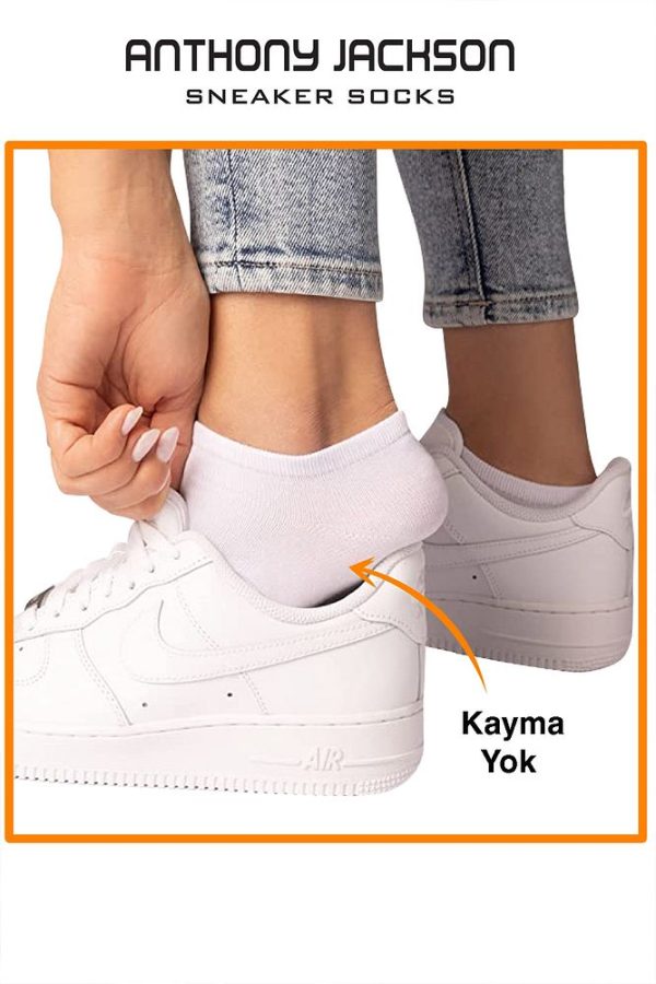 10'lu Kutu Bambu Premium Dikişsiz Bay - Bayan Sneaker Çorap - Görsel 20