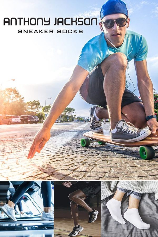 10'lu Kutu Bambu Premium Dikişsiz Bay - Bayan Sneaker Çorap - Görsel 21