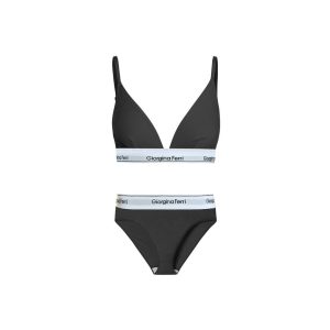 2’li Set Kadın Günlük Kullanıma Uygun Spor Sütyen+ Tanga Külot Kelly