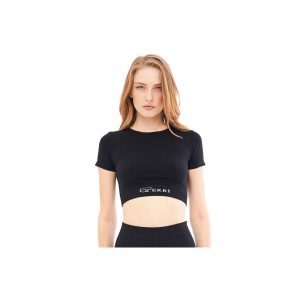 Yumuşak Dokulu, Esnek Yoga, Koşu, Spor ve Günlük Crop Top Mila