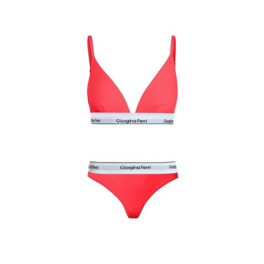 2’li Set Kadın Günlük Kullanıma Uygun Üçgen Bralet + Tanga Külot Barbara