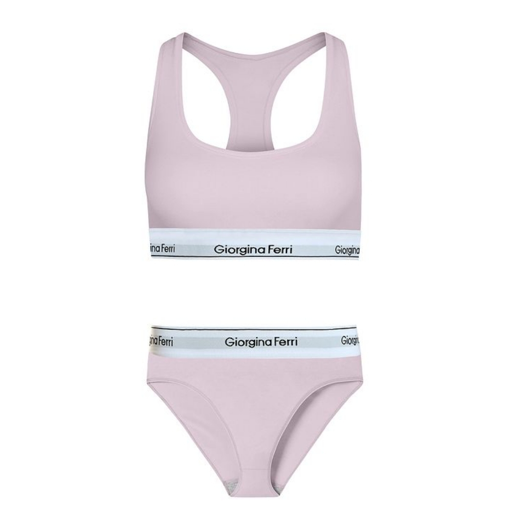 2’li Set Kadın Günlük Kullanıma Uygun Spor Bralet + Slip Külot Elsa