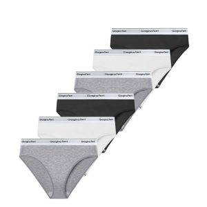 Likralı 6'lı Kutu Premium Günlük Kullanıma Uygun Yazılı  Slip Külot Diana