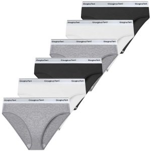 Likralı 6'lı Kutu Premium Günlük Kullanıma Uygun Yazılı  Slip Külot Diana